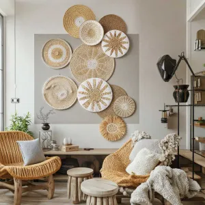 مكرمية أنيقة بوهيمية ديكور منزلي تصاميم فنية . Bohemian Chic Macrame Home Decor Wall Art Designs