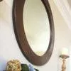 34‚Ä≥ Hand Hammered Round Copper Mirror