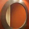 34‚Ä≥ Hand Hammered Round Copper Mirror