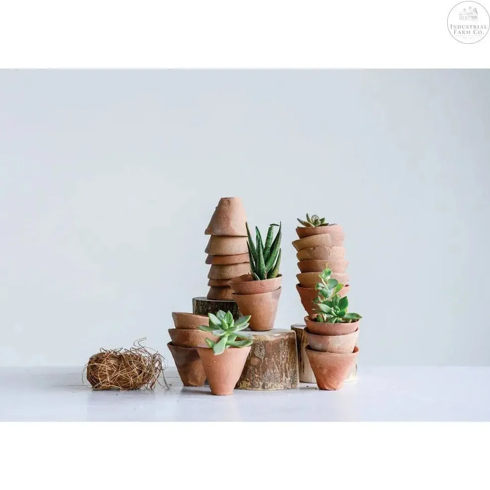 3" Mini Terra-Cotta Sprig Planter