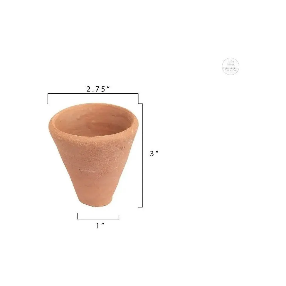 3" Mini Terra-Cotta Sprig Planter