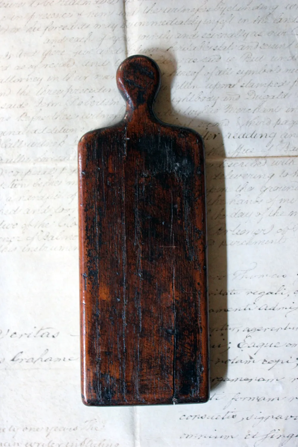 A Diminutive George III Period Hand Mirror c.1800