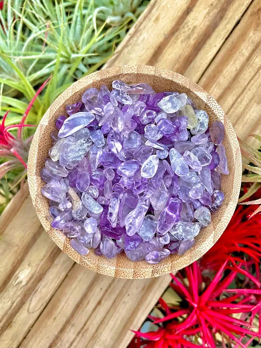 Amethyst Crystal Chips 1/4 cup (3oz)