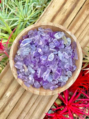 Amethyst Crystal Chips 1/4 cup (3oz)