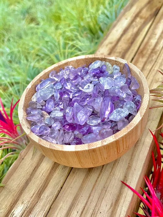 Amethyst Crystal Chips 1/4 cup (3oz)