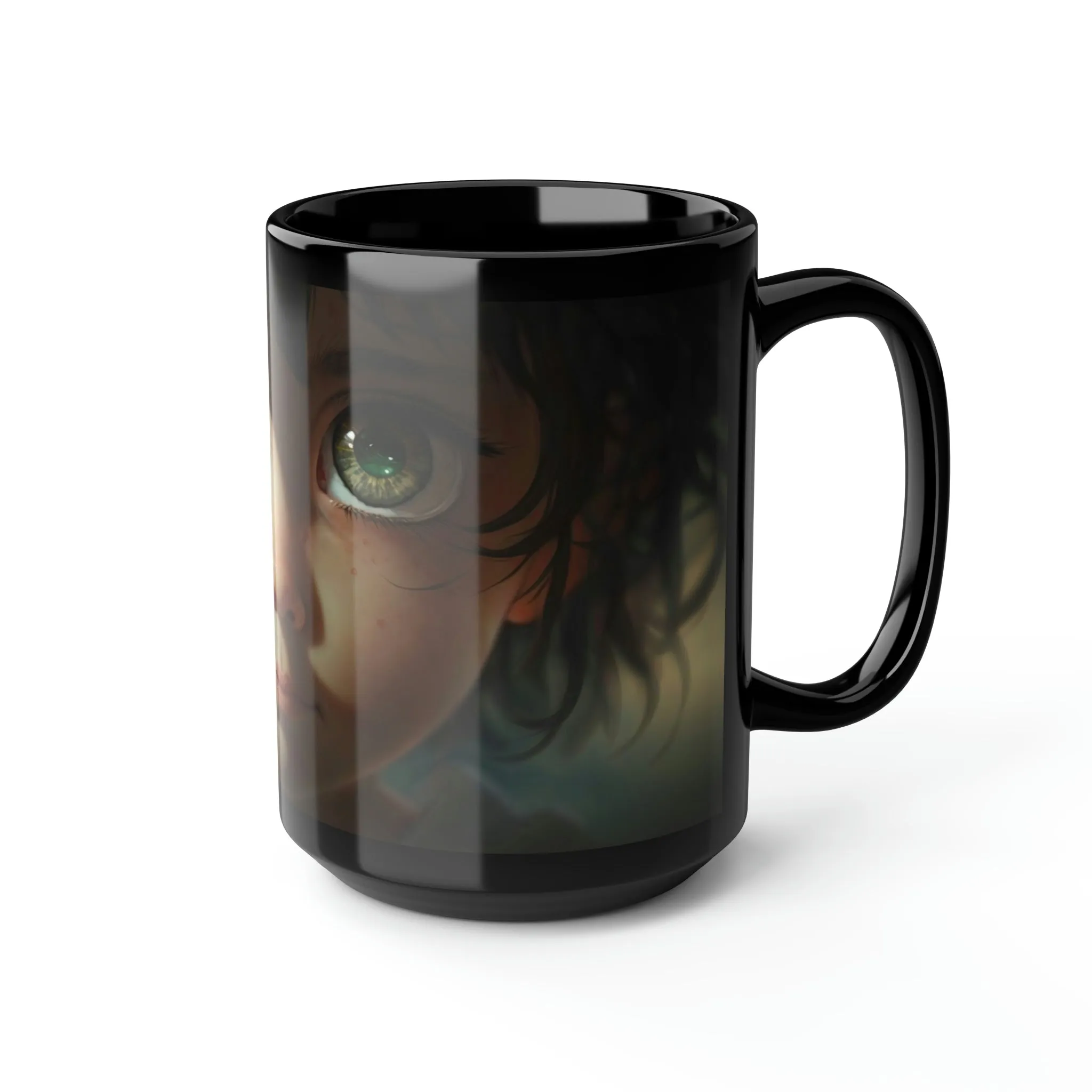 Anime Eyes - 15 oz Coffee Mug