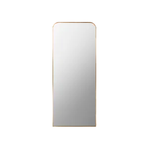 Aranya Floor Mirror in Brass