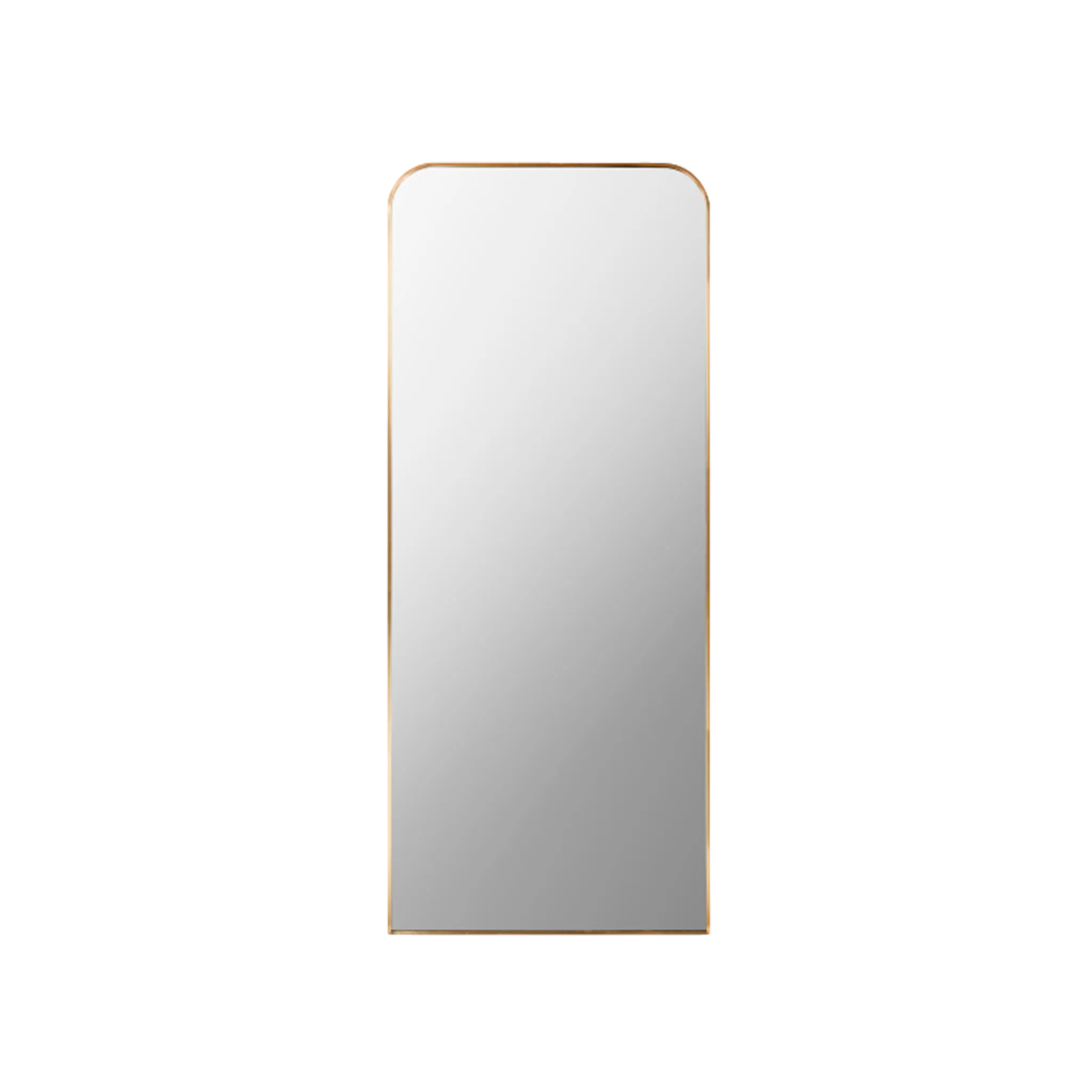 Aranya Floor Mirror in Brass
