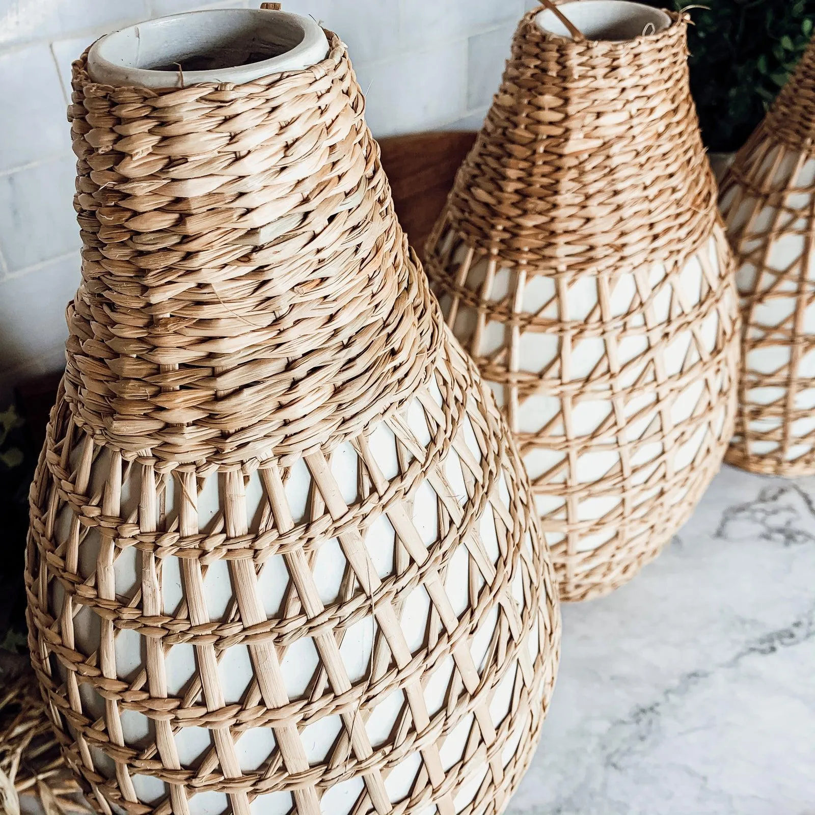 Ariel Boho Seagrass Vase