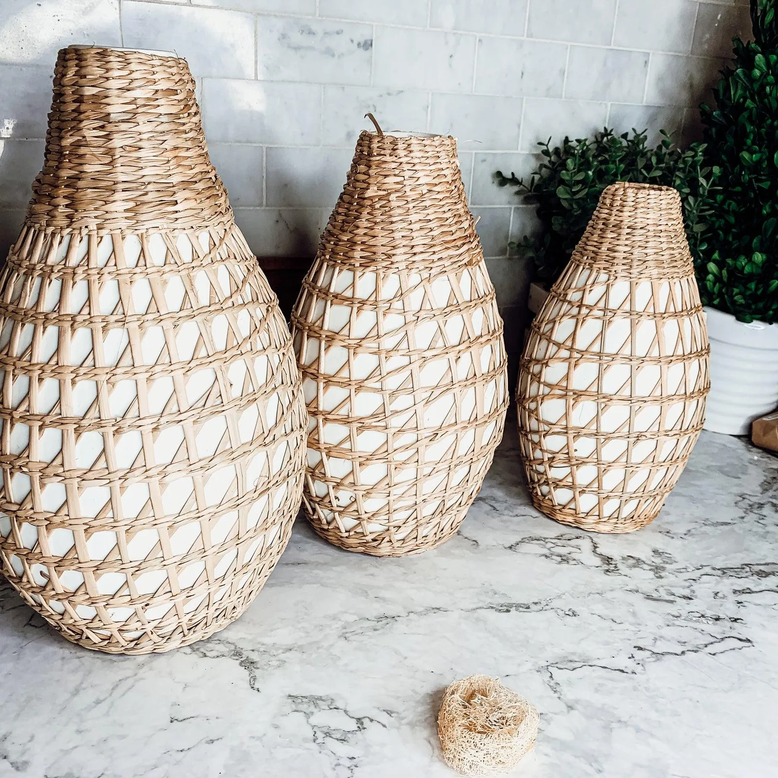 Ariel Boho Seagrass Vase