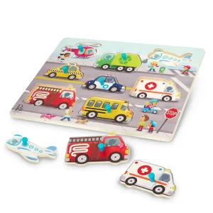 B. toys - Peg Puzzles - Peek & Explore Vehicles