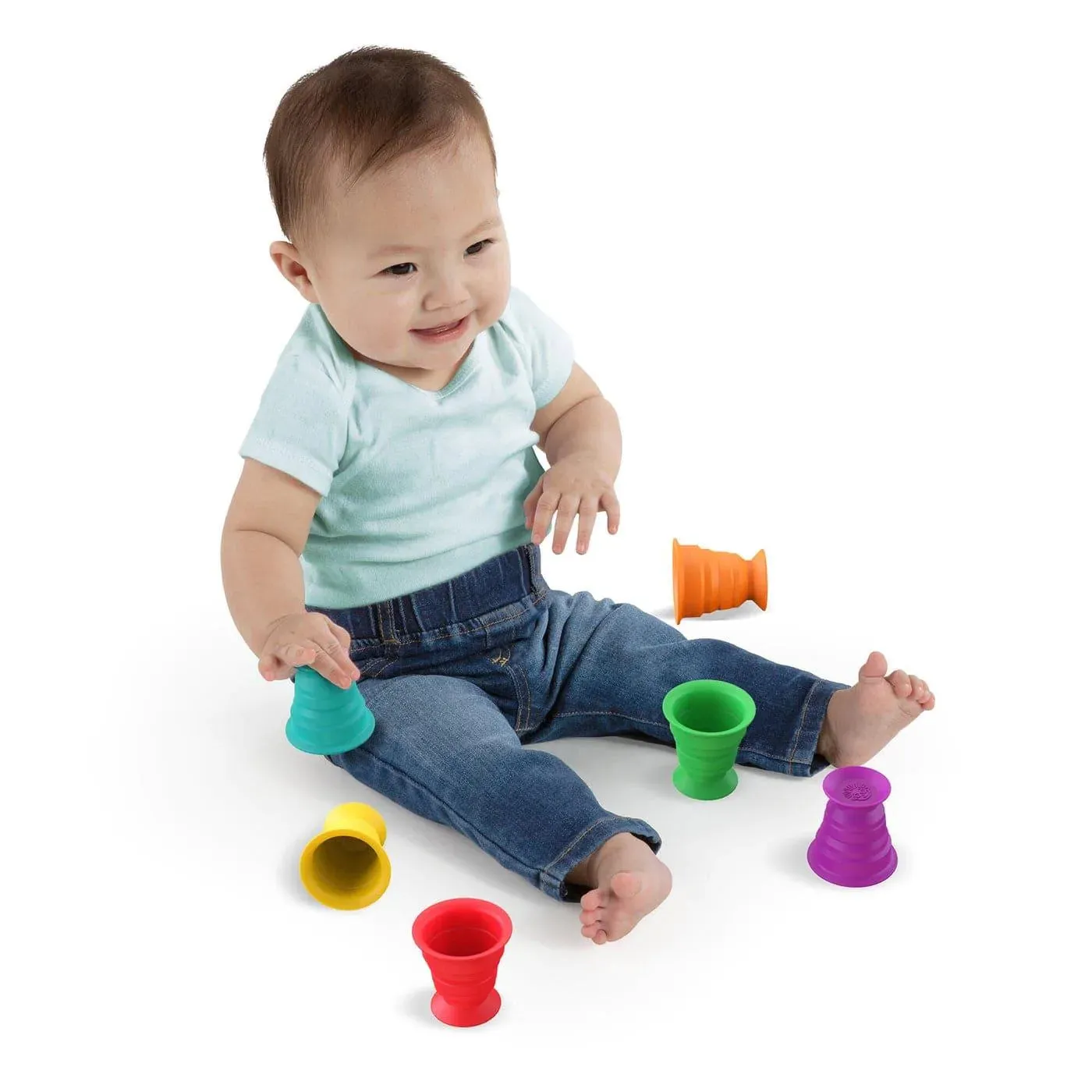 Baby Einstein Stack & Squish Cups™ Sensory Stacking Toys