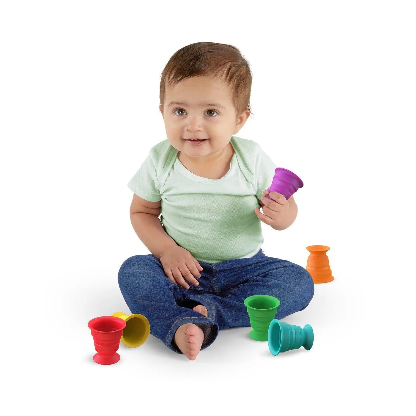Baby Einstein Stack & Squish Cups™ Sensory Stacking Toys