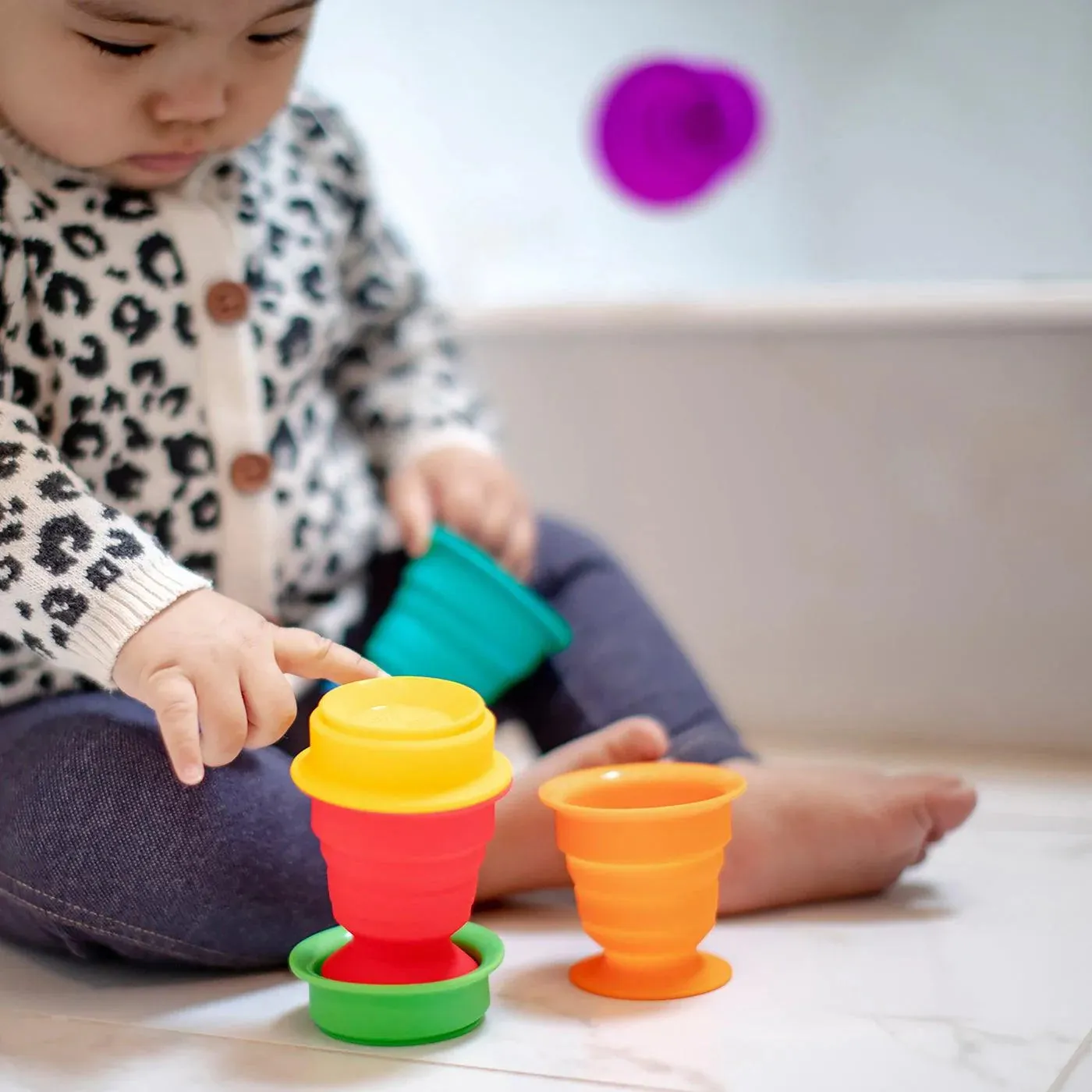 Baby Einstein Stack & Squish Cups™ Sensory Stacking Toys