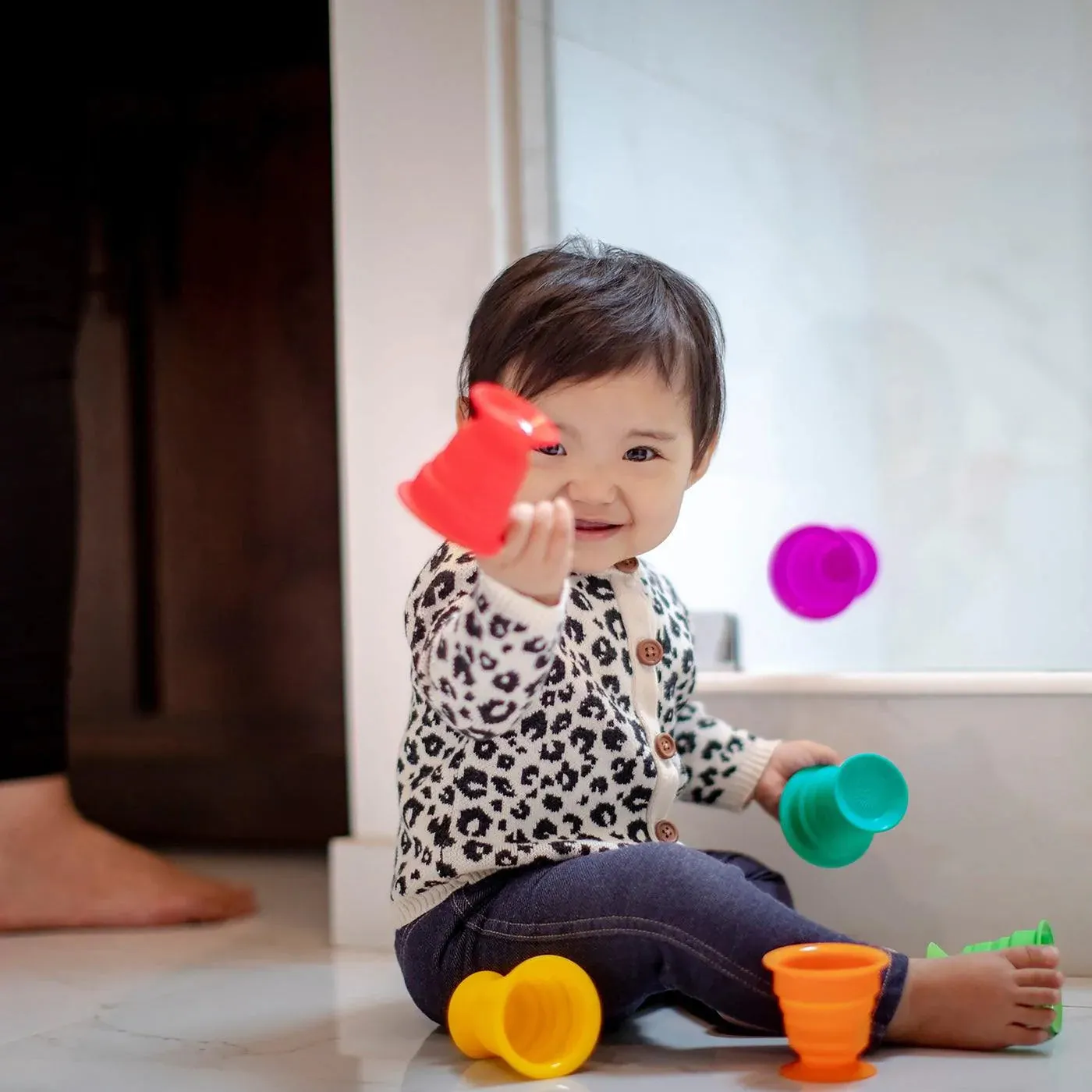 Baby Einstein Stack & Squish Cups™ Sensory Stacking Toys