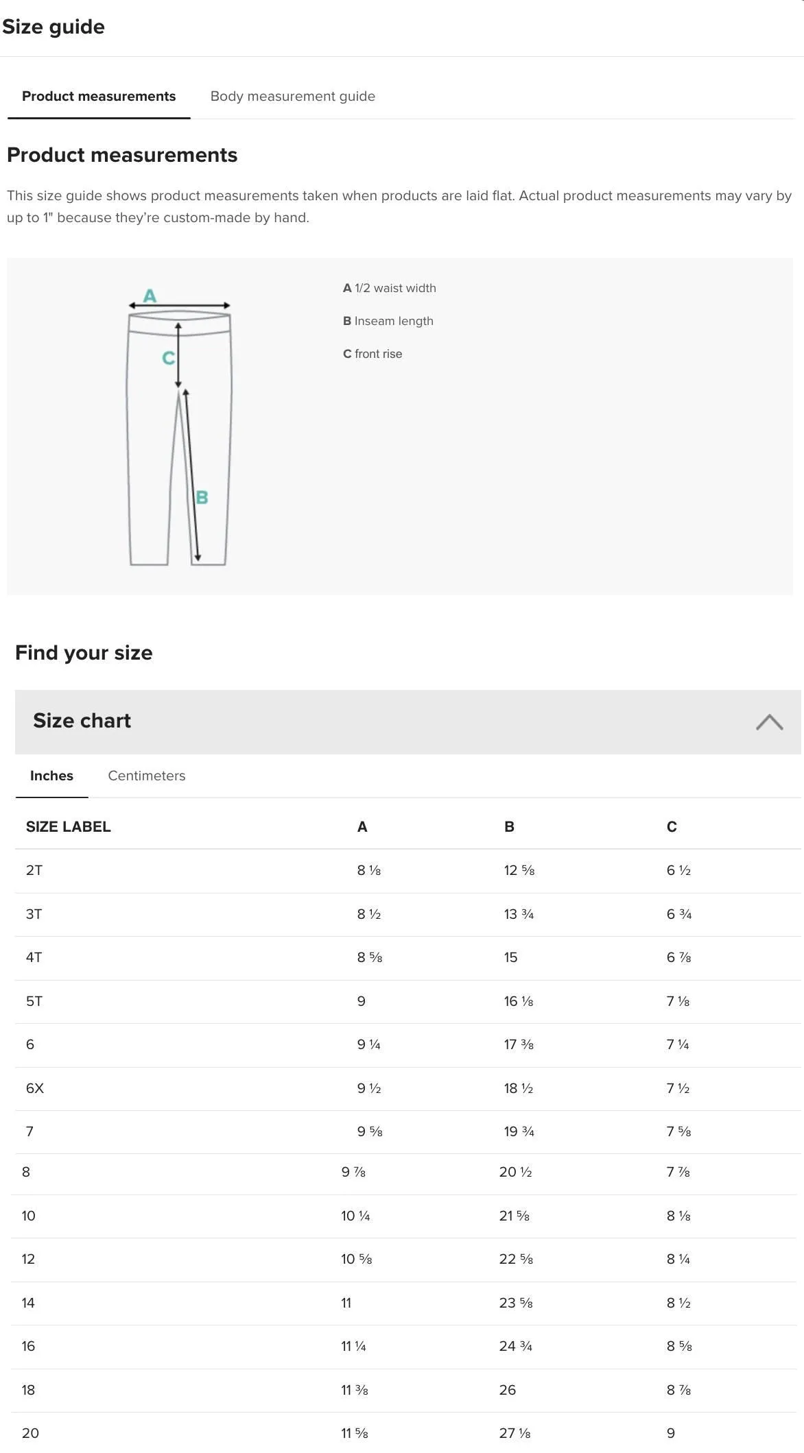 Baby / Kid's Bing Bong Inspired Leggings