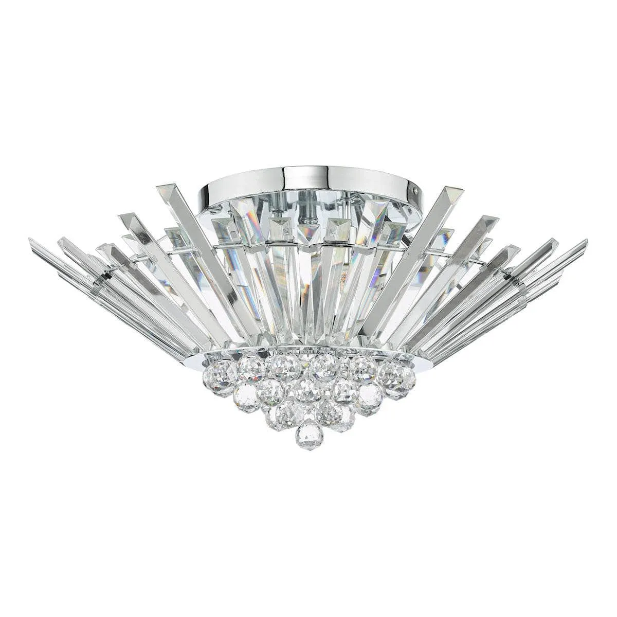 Badalona 5 Light Halo Flush Ceiling Light