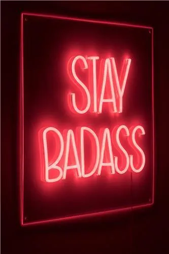 Badass Non Social Sign