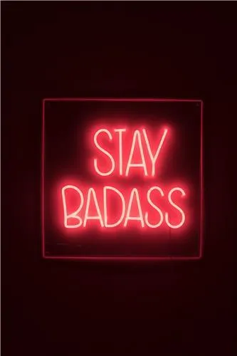 Badass Non Social Sign