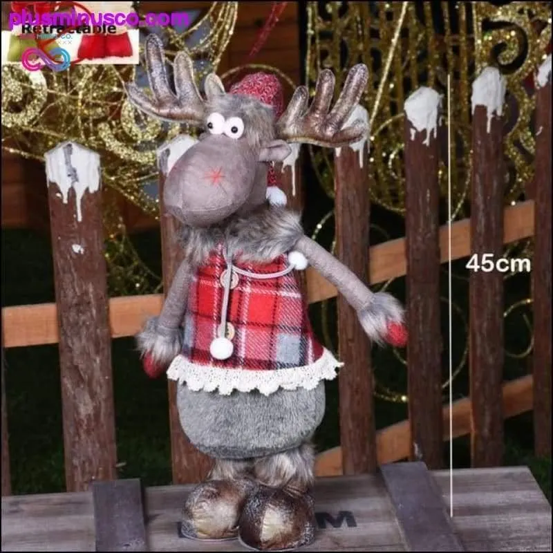 Big Size Retractable Christmas Dolls (Santa Claus Snowman