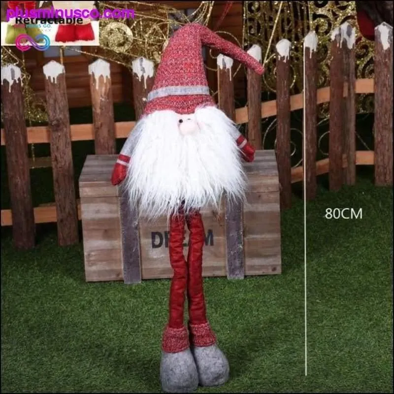 Big Size Retractable Christmas Dolls (Santa Claus Snowman