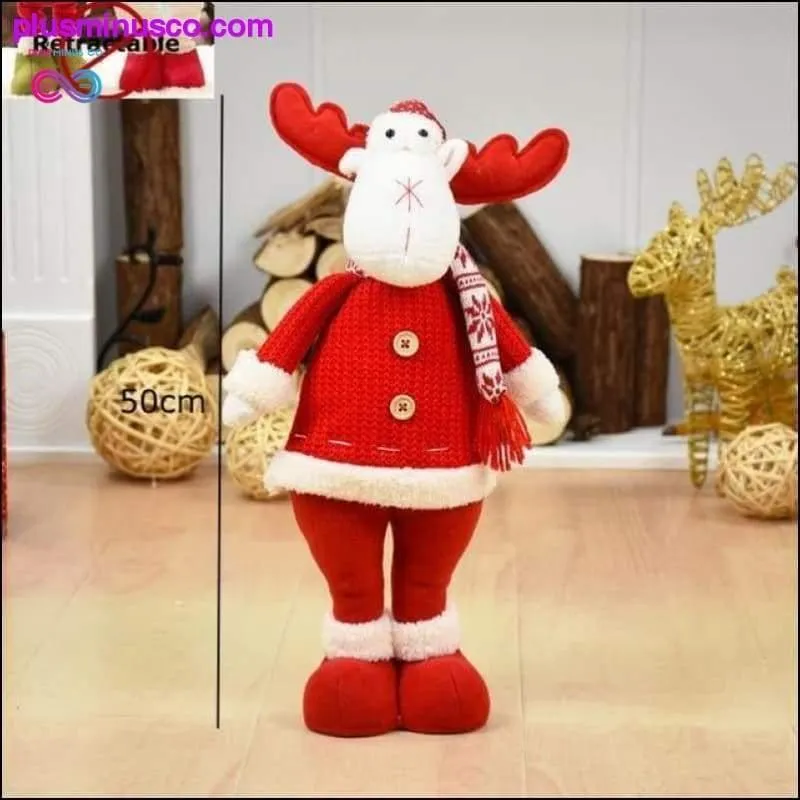 Big Size Retractable Christmas Dolls (Santa Claus Snowman
