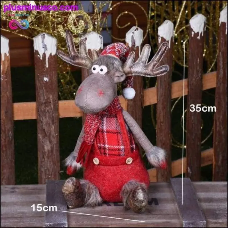Big Size Retractable Christmas Dolls (Santa Claus Snowman