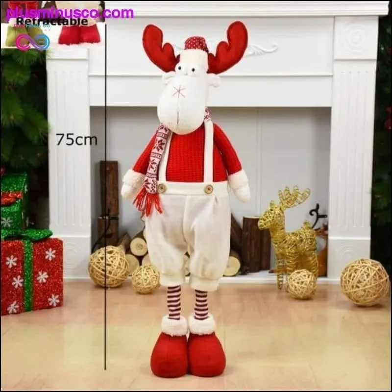 Big Size Retractable Christmas Dolls (Santa Claus Snowman