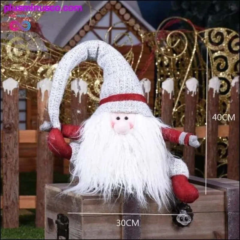 Big Size Retractable Christmas Dolls (Santa Claus Snowman