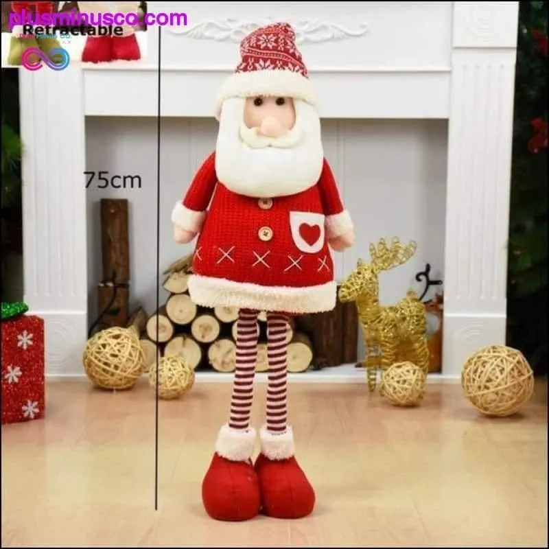 Big Size Retractable Christmas Dolls (Santa Claus Snowman