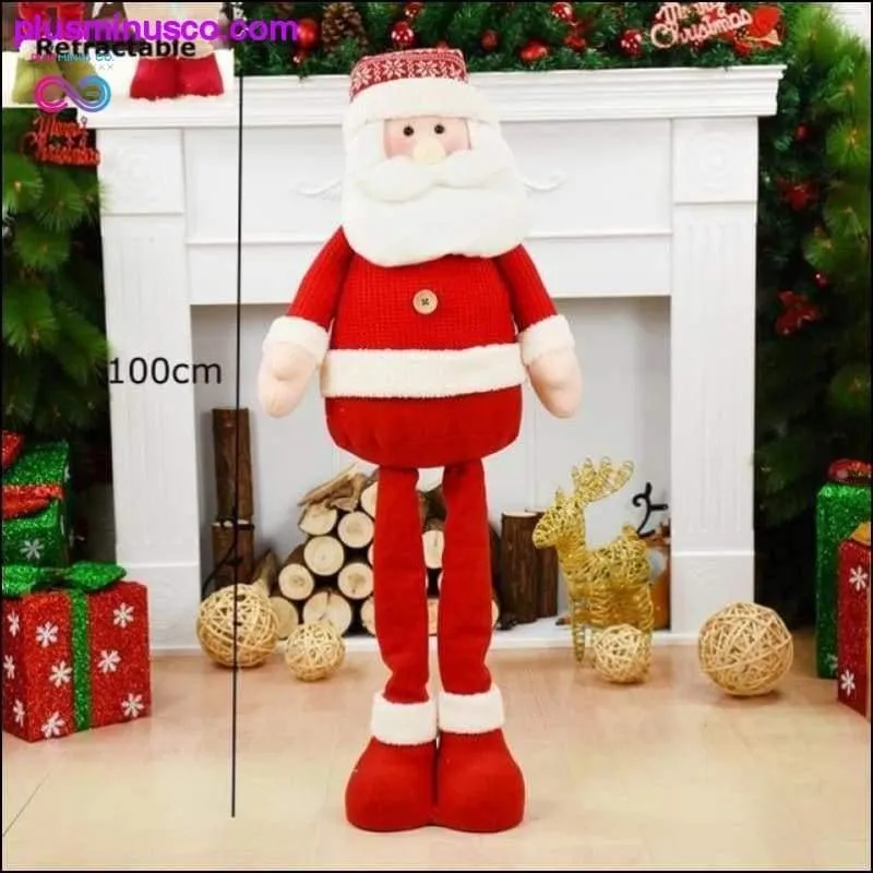 Big Size Retractable Christmas Dolls (Santa Claus Snowman