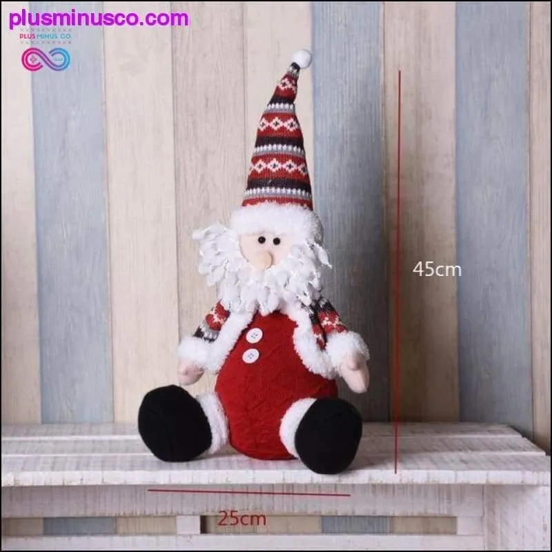 Big Size Retractable Christmas Dolls (Santa Claus Snowman