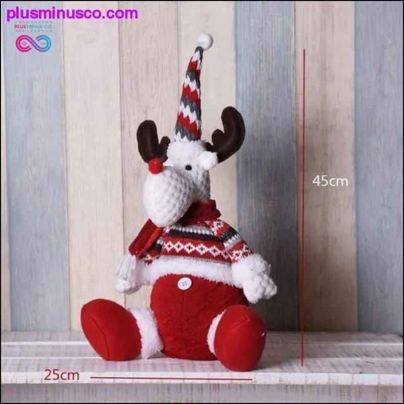 Big Size Retractable Christmas Dolls (Santa Claus Snowman