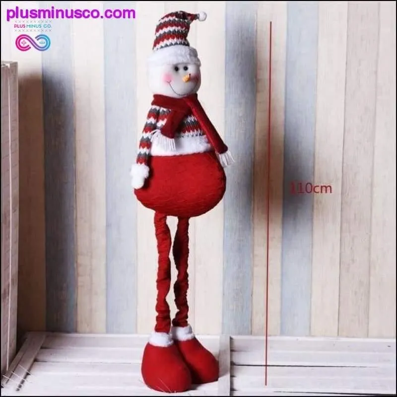 Big Size Retractable Christmas Dolls (Santa Claus Snowman