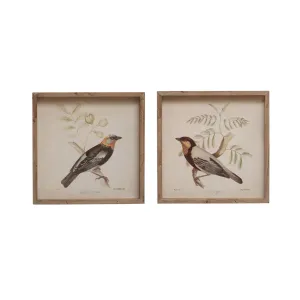 Bird Wall Decor 14" Square