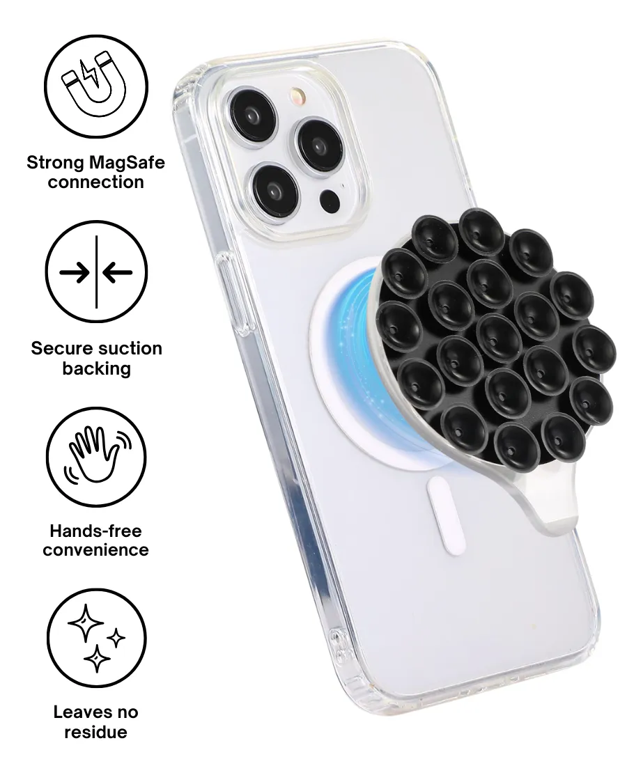 Black MagSafe Suction Phone Mount
