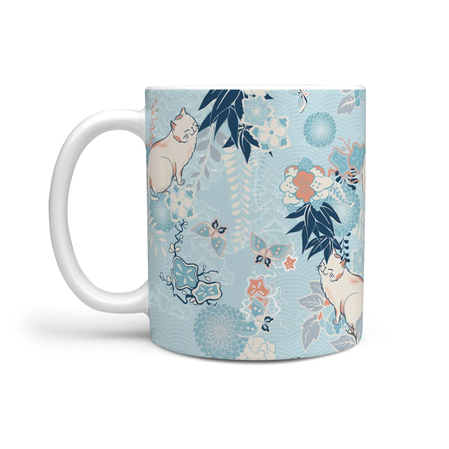Blue Cats Mug