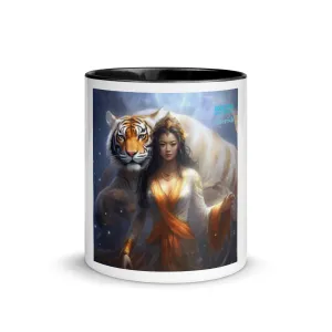 Cherish Ceramic Coffee Mug Set - Colorful Rim Mugs with White Print Area - Microwave and Dishwasher Safe - Thoughtful Gifts for Coffee and Tea Lovers - Assorted Colors - 1 Pack