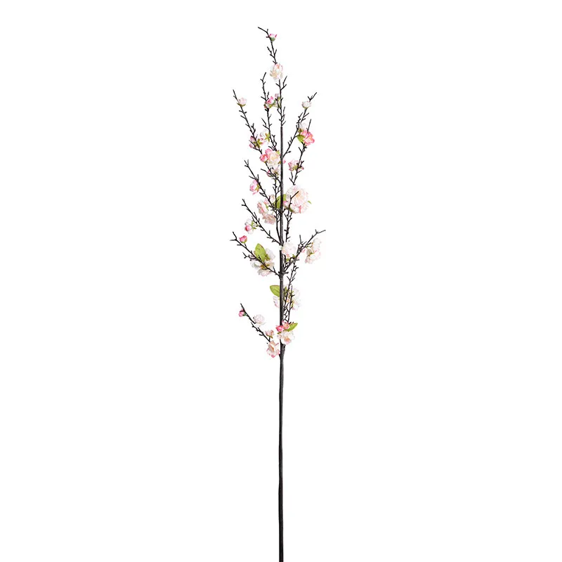 Cherry Blossom flower branch, 60"L - Light Pink