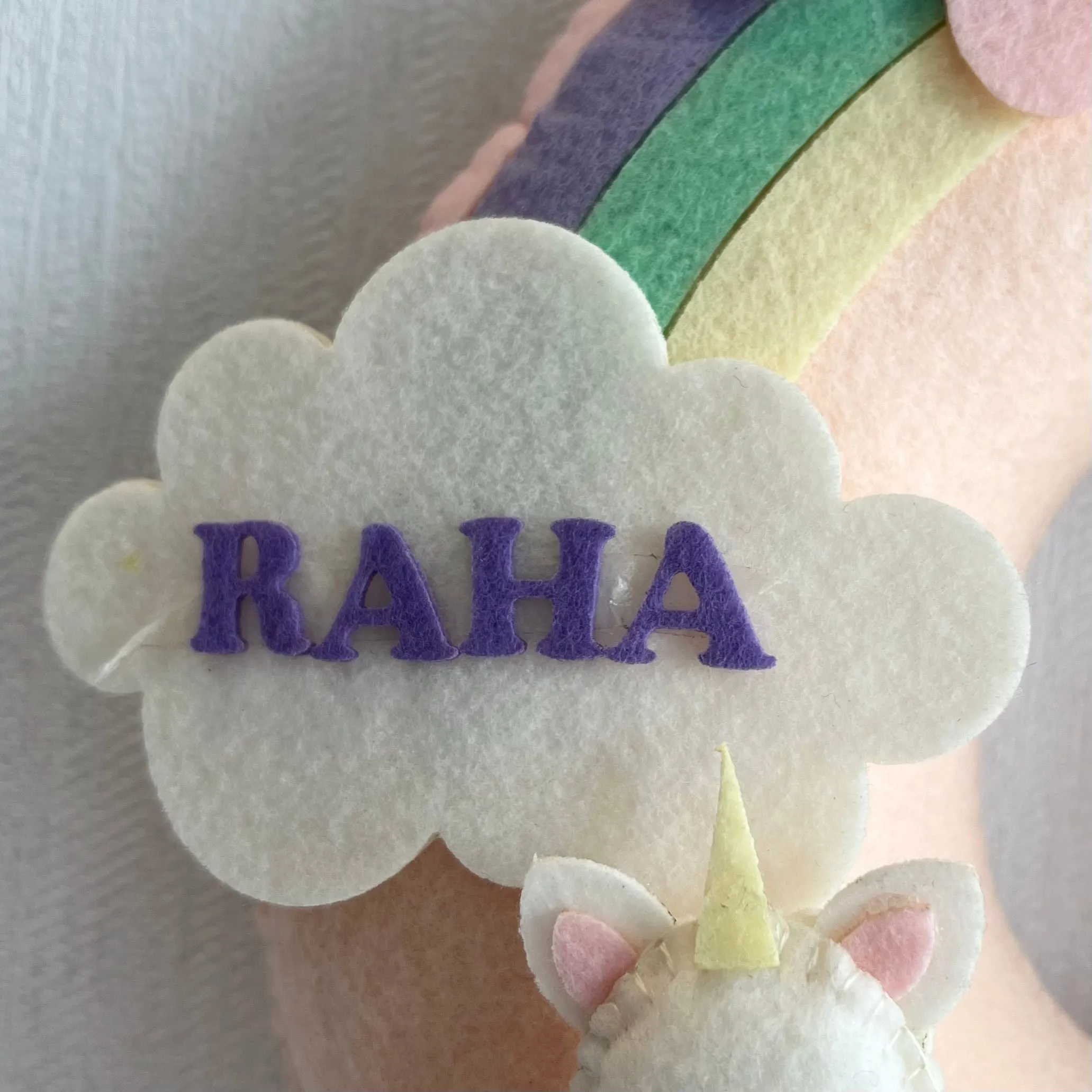 Cloud Nine Unicorn Name Hanging