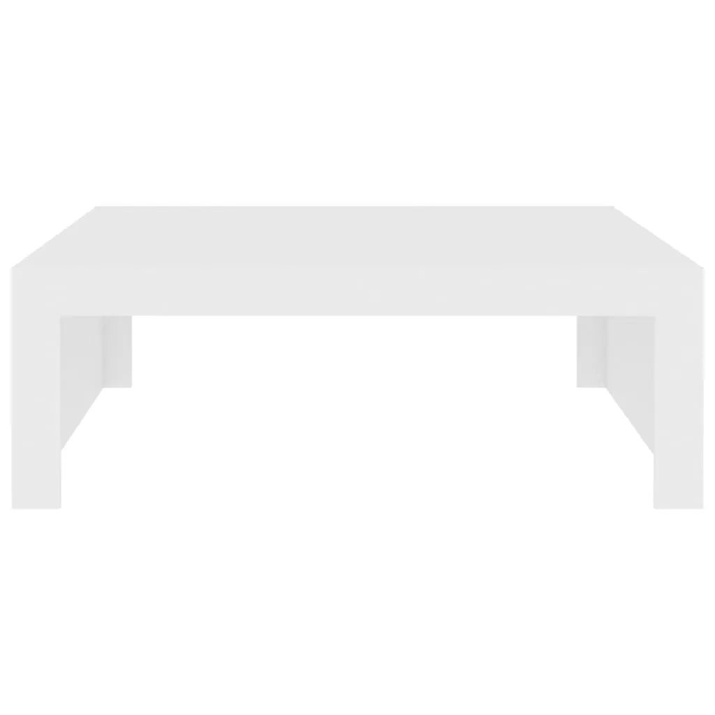 Coffee Table White 100x100x35 cm Chipboard