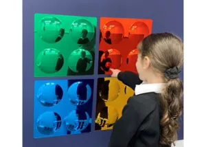 Coloured Bubble Mirrors