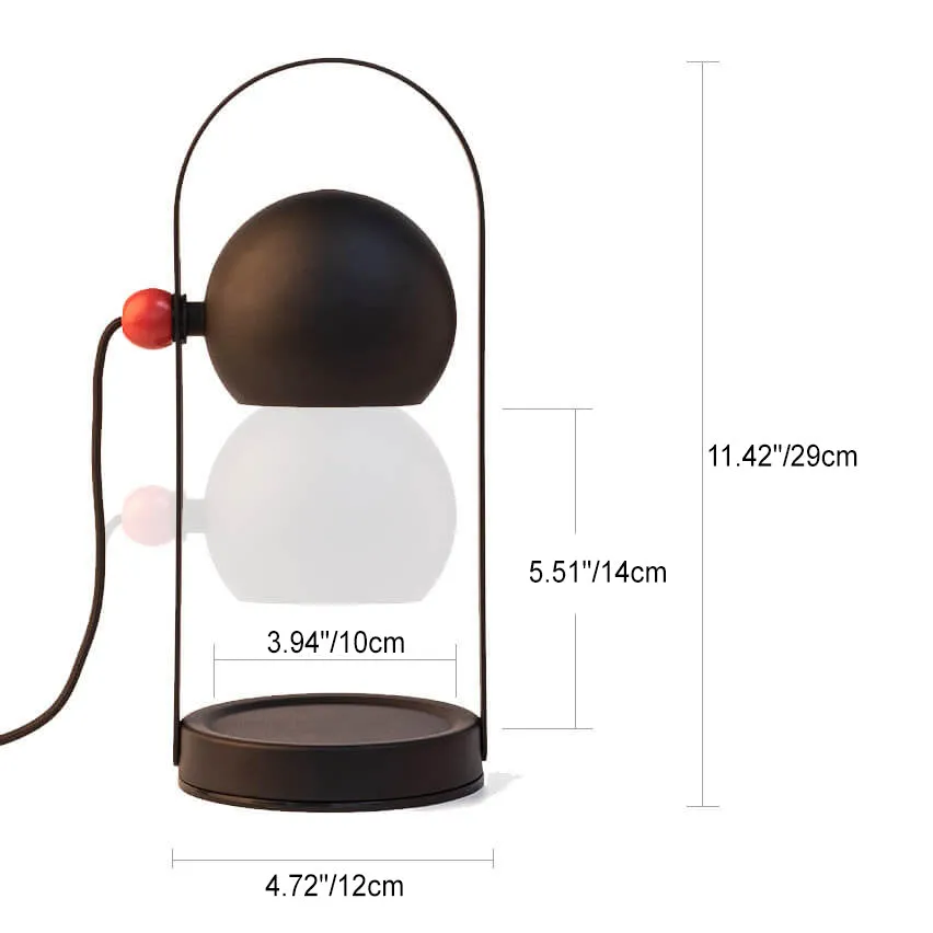 Contemporary Retro Metal Balls 1-Light Melting Wax Table Lamp For Bedroom