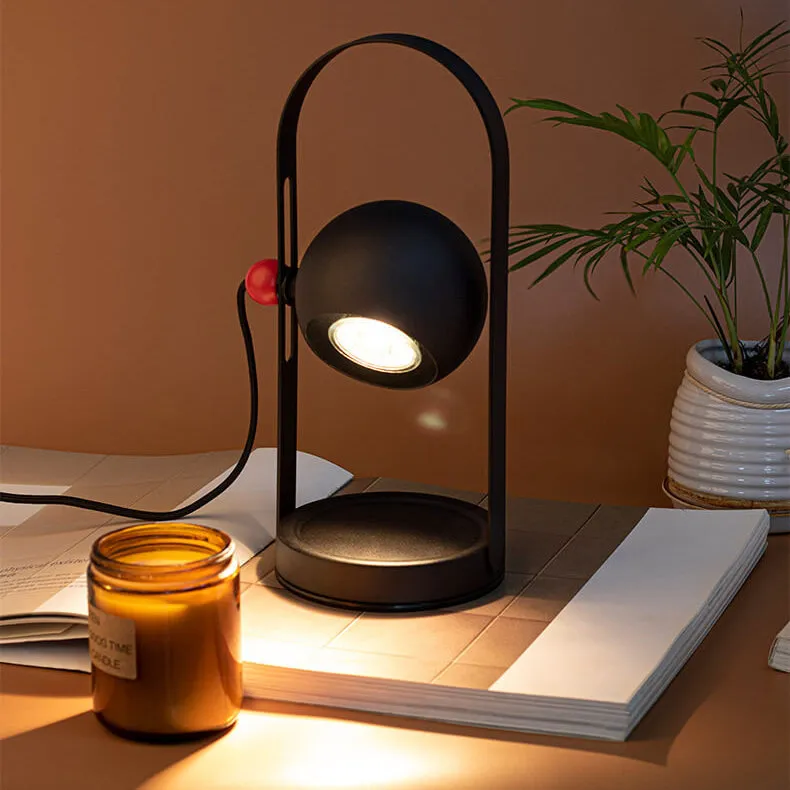 Contemporary Retro Metal Balls 1-Light Melting Wax Table Lamp For Bedroom