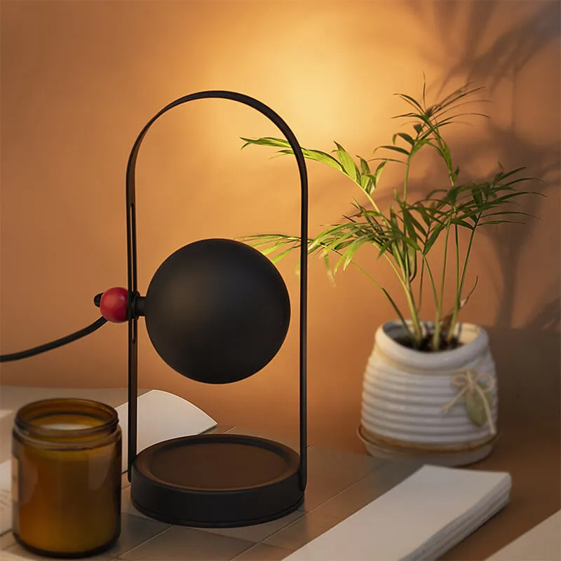 Contemporary Retro Metal Balls 1-Light Melting Wax Table Lamp For Bedroom