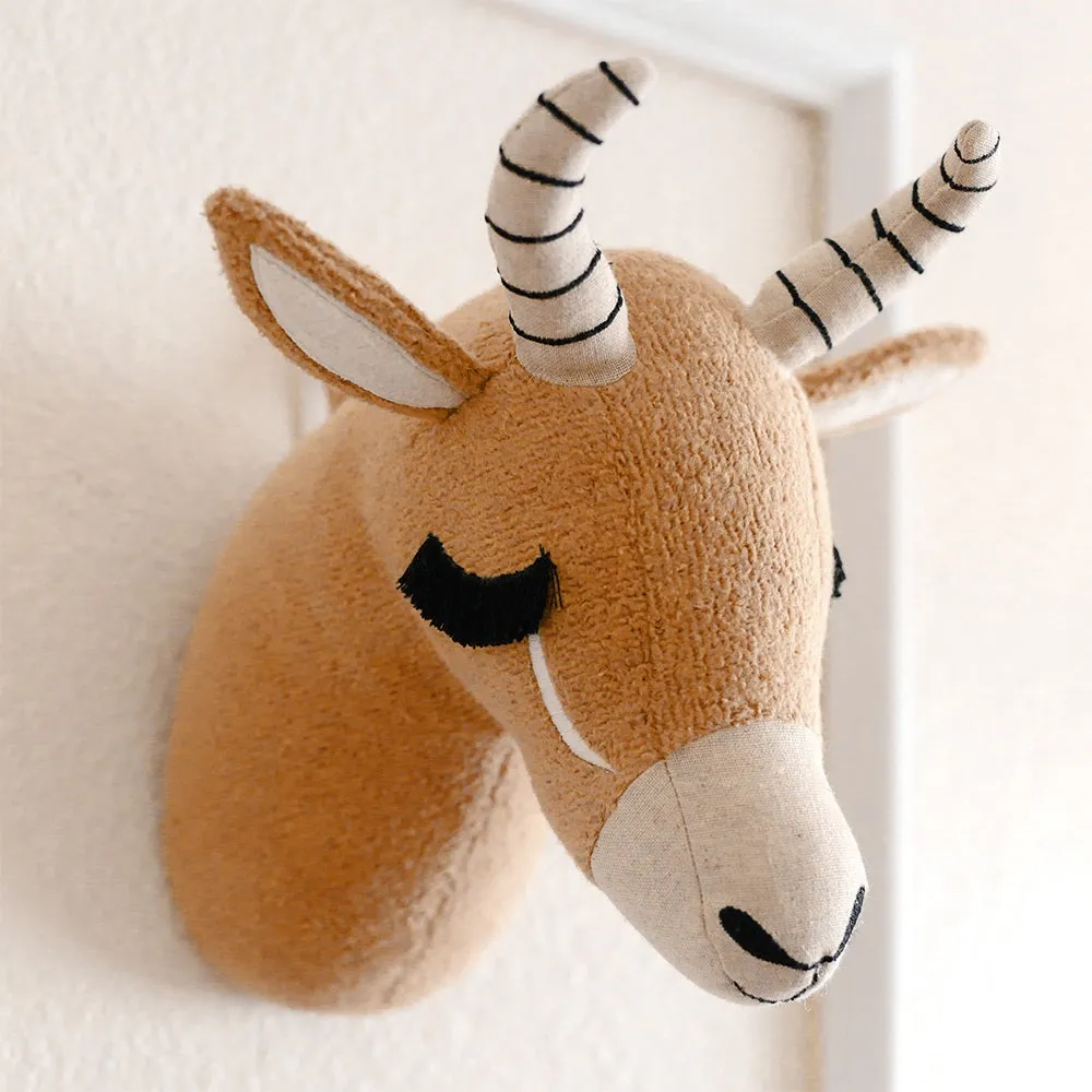 Crane Baby Antelope Plush Head Wall Dcor