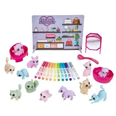 Crayola Scribble Scrubbie Pets Beauty Shop Drawing and Coloring Kit