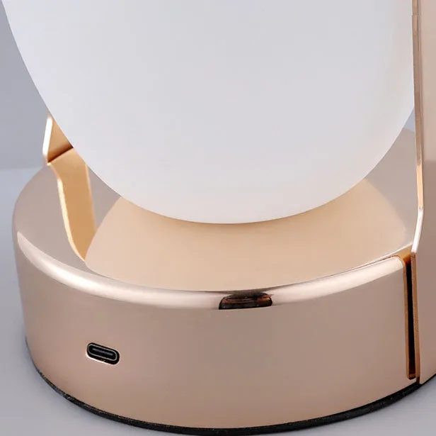 Creative Vintage Apple Shape Portable Rechargeable LED Table Lamp