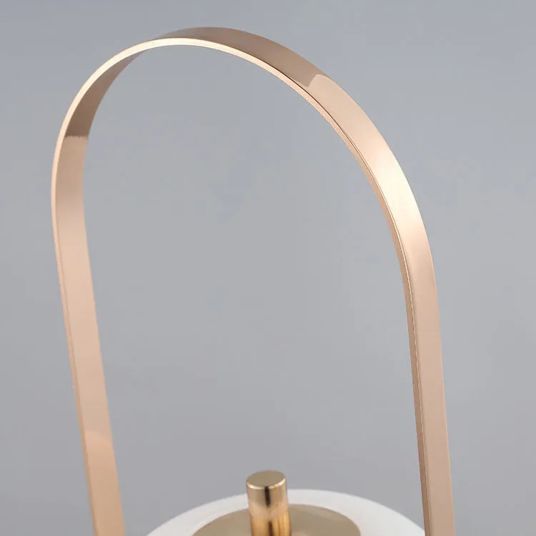 Creative Vintage Apple Shape Portable Rechargeable LED Table Lamp