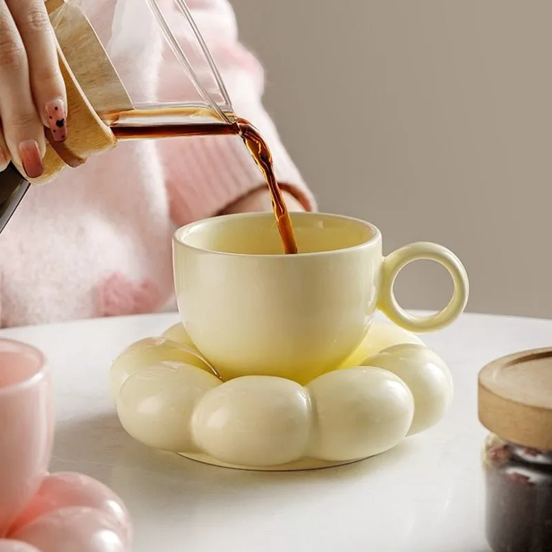Cute Cloud Ceramic Mug Set 200ml
